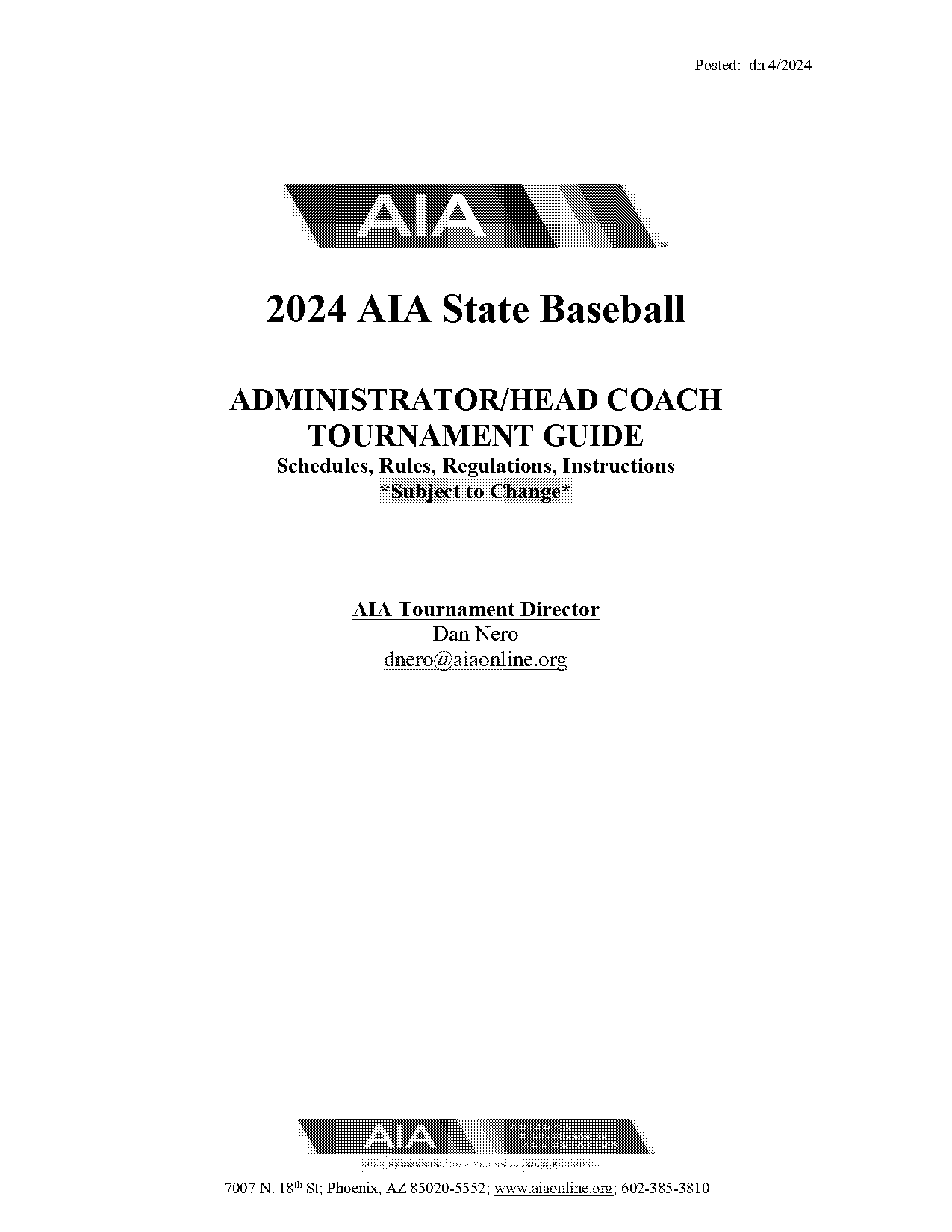 az state baseball schedule